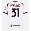 AC Milan Strahinja Pavlovic #31 Gostujuci Dres 2025-26 Kratak Rukav AC Milan Strahinja Pavlovic #31 Gostujuci Dres 2025-26 Kratak Rukav